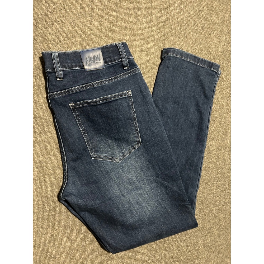 Mugsy kinzies jeans FLX4NKZ slim straight  cotton stretch fit 34X30 (tag 34X32)